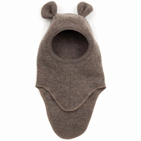 Huttelihut Balaclava Ears Soft Wool Teddy Cocoa Brown Today Only Special