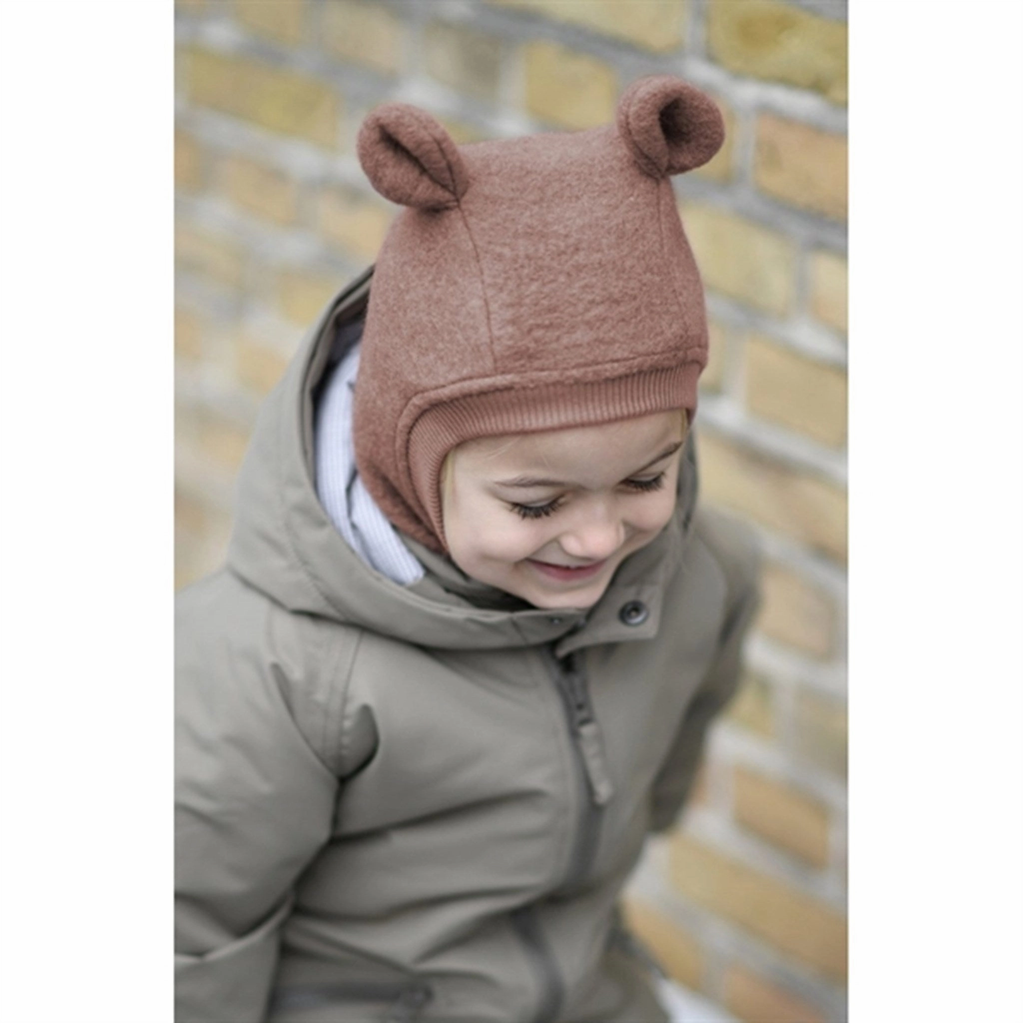 Must-Shop Sale Huttelihut Balaclava Ears Wool Plys Heather Rose