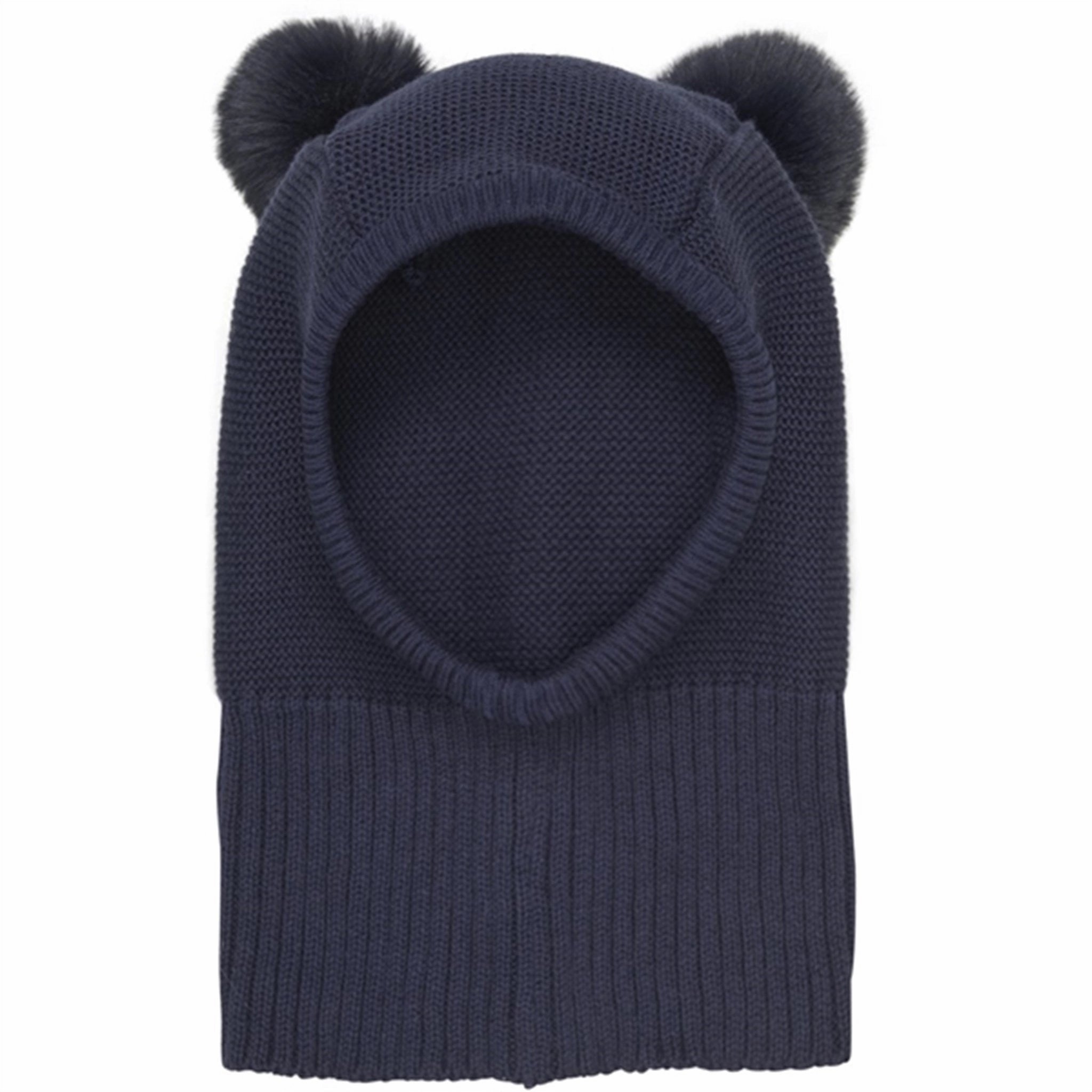 Today Only Steal Huttelihut Balaclava Knit M. Pompoms Navy