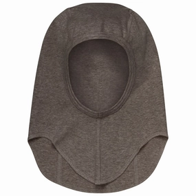 Sweet Deal Inside Huttelihut Brown Melange Balaclava Cotton Rib