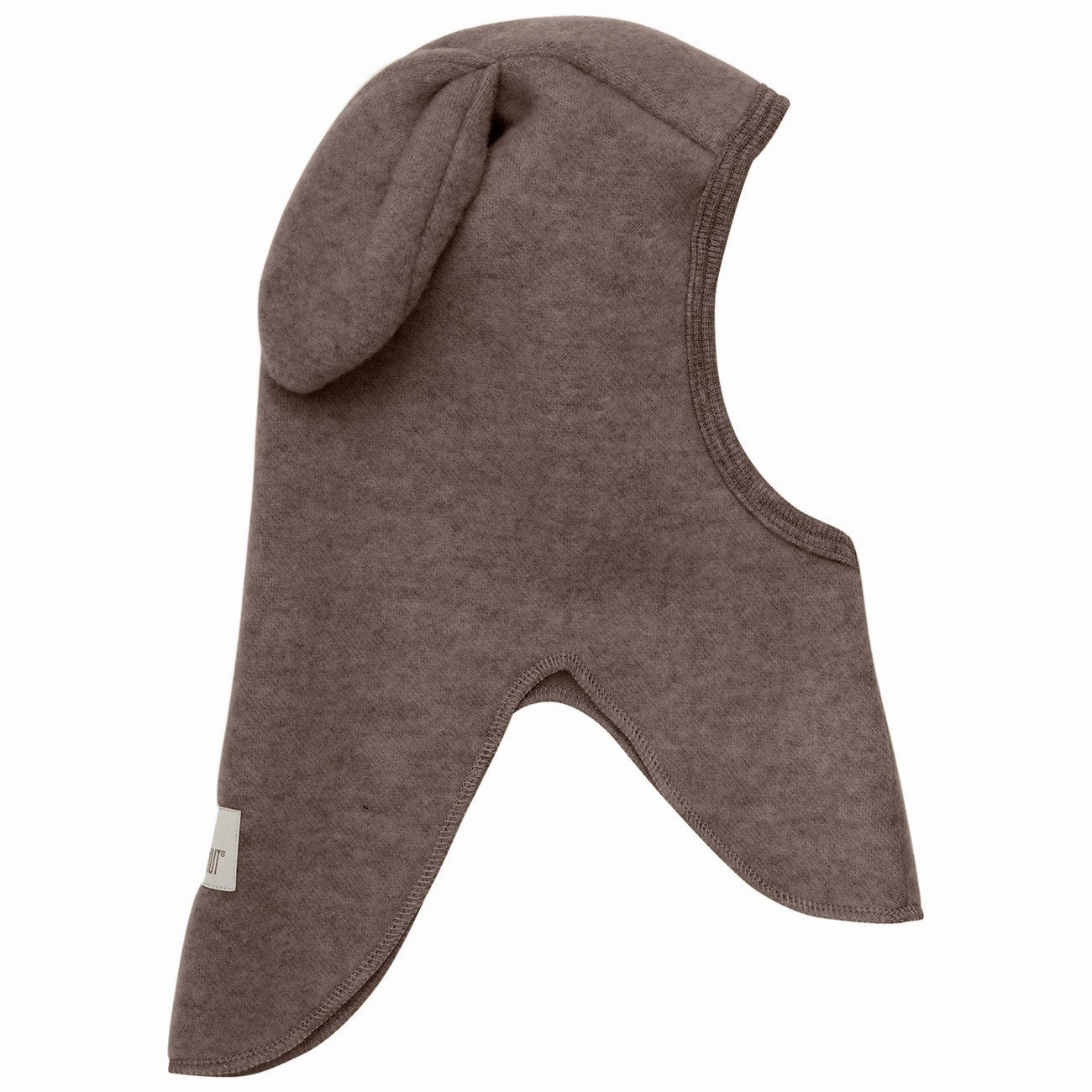 Huttelihut Brown Melange Balaclava Ears Wool Fleece Special Surprise Sale