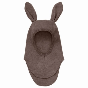 Today Only Offer Huttelihut Brown Melange Balaclava Ears Wool Fleece
