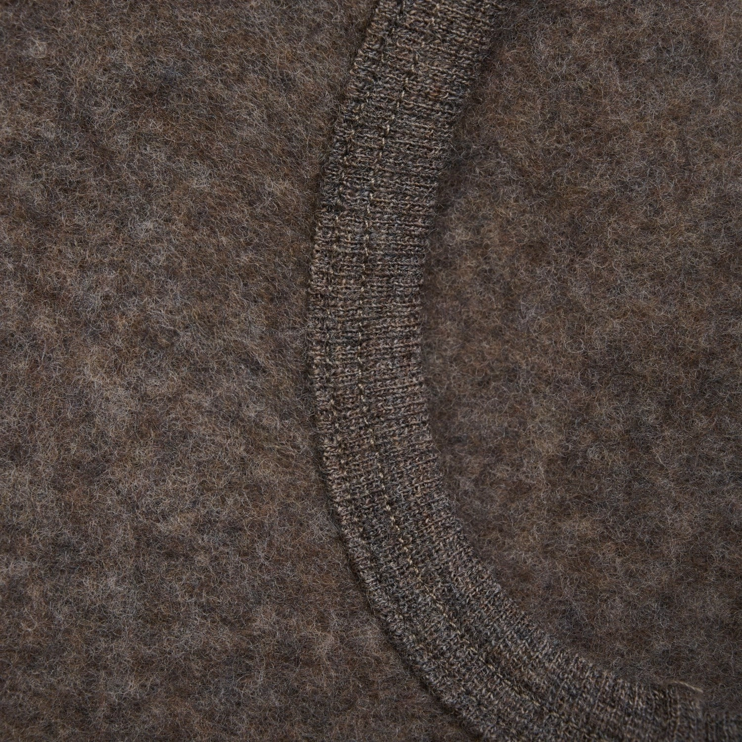 Must-Have Deal Huttelihut Brown Melange Balaclava Ears Wool Fleece