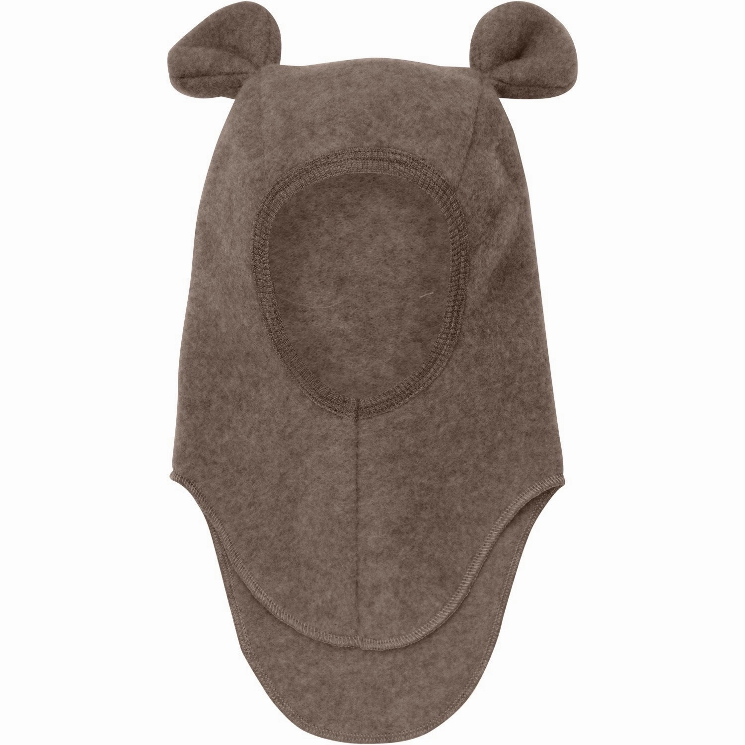 Grab Your Deal Today Special Surprise Sale Huttelihut Brown Melange Balaclava Ears Wool Fleece