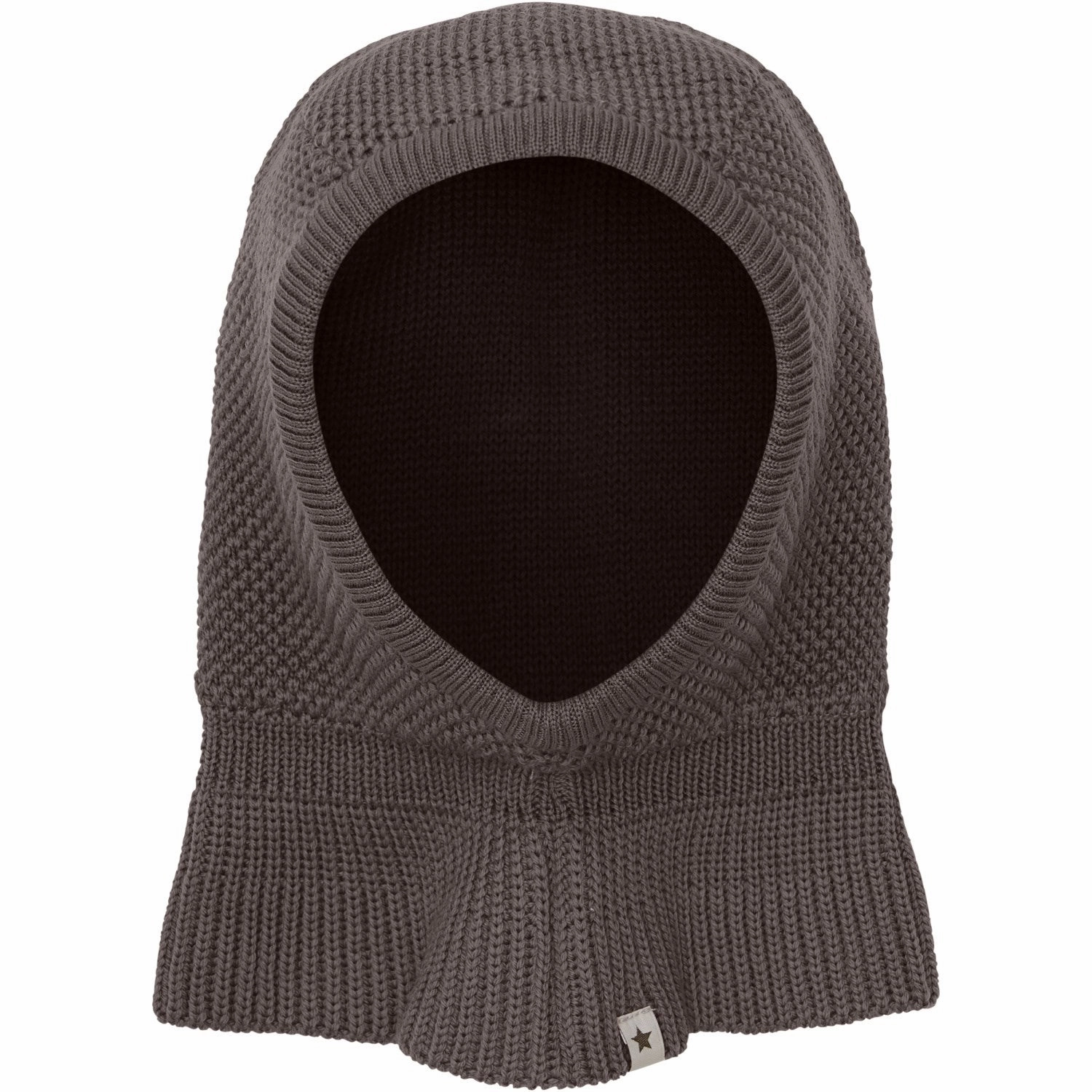 Huttelihut Brown Melange Balaclava Wool Knit Windstop Special Savings Today