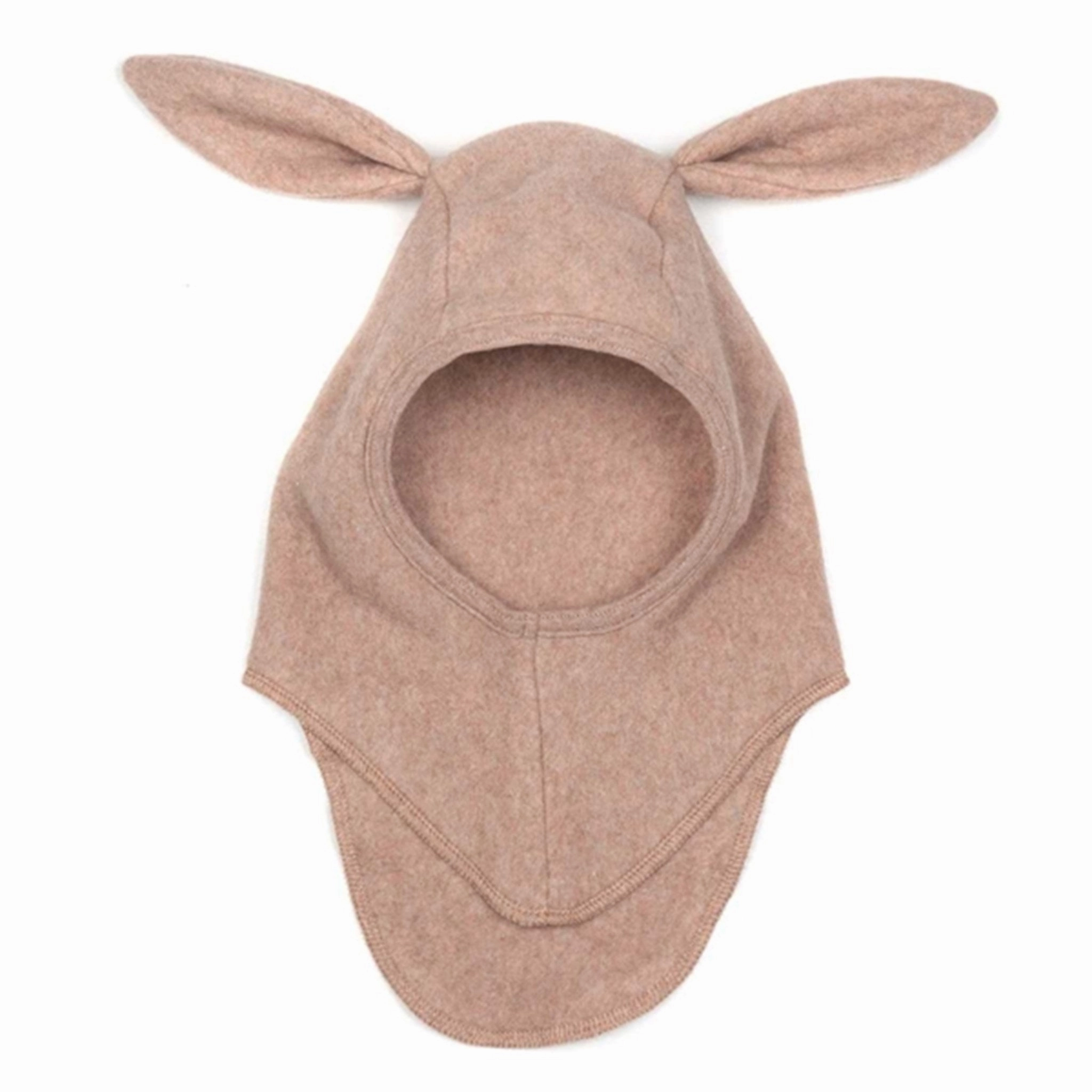 Huttelihut Bunbun Balaclava Cotton Fleece W. Rabbit Ears Ash Rose Hot Price Drop