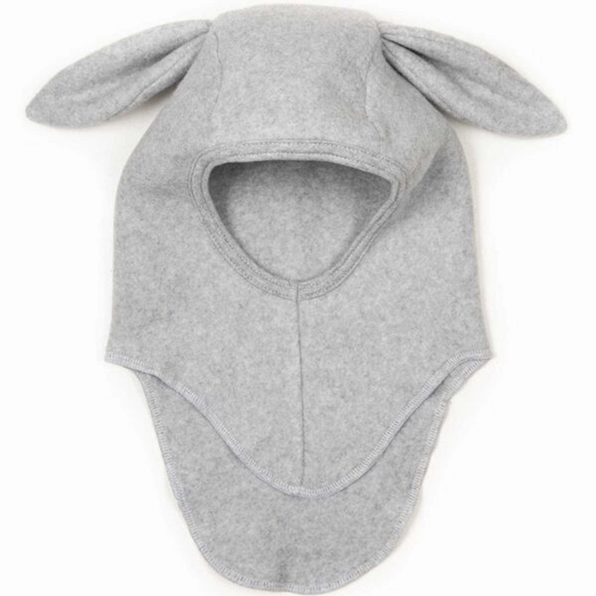 Huttelihut Bunbun Balaclava Cotton Fleece W. Rabbit Ears Light Grey Shop Smart & Save