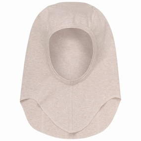 Huttelihut Camel Melange Balaclava Cotton Rib Special Online Offer