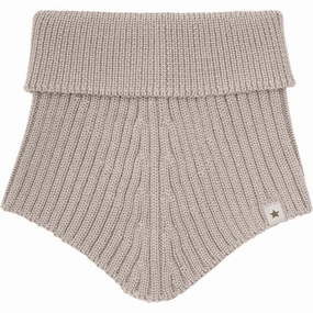 Huttelihut Camel Melange Neck Warmer Wool Knit Trending Now Offer