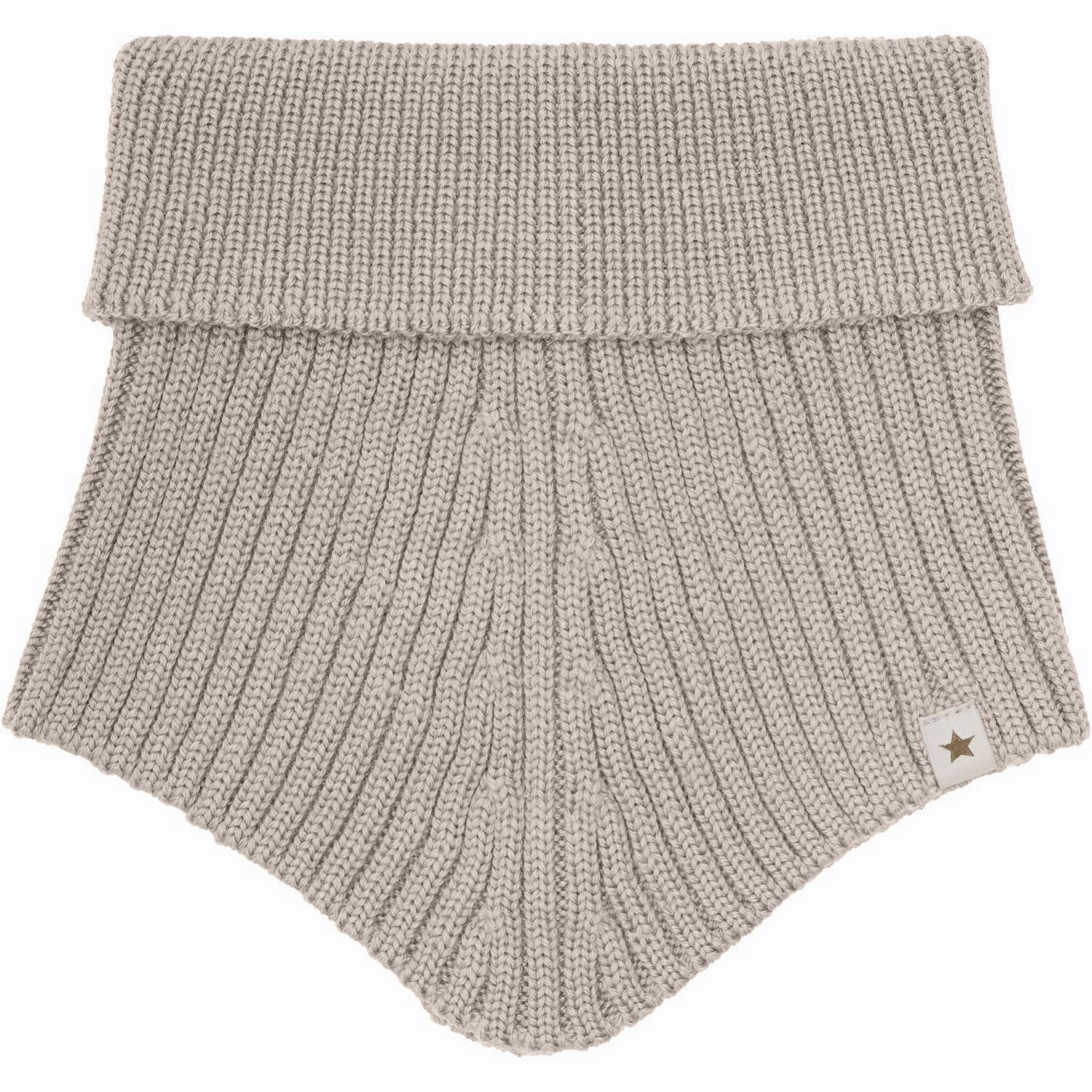 Huttelihut Camel Melange Neck Warmer Wool Knit Trending Now Offer