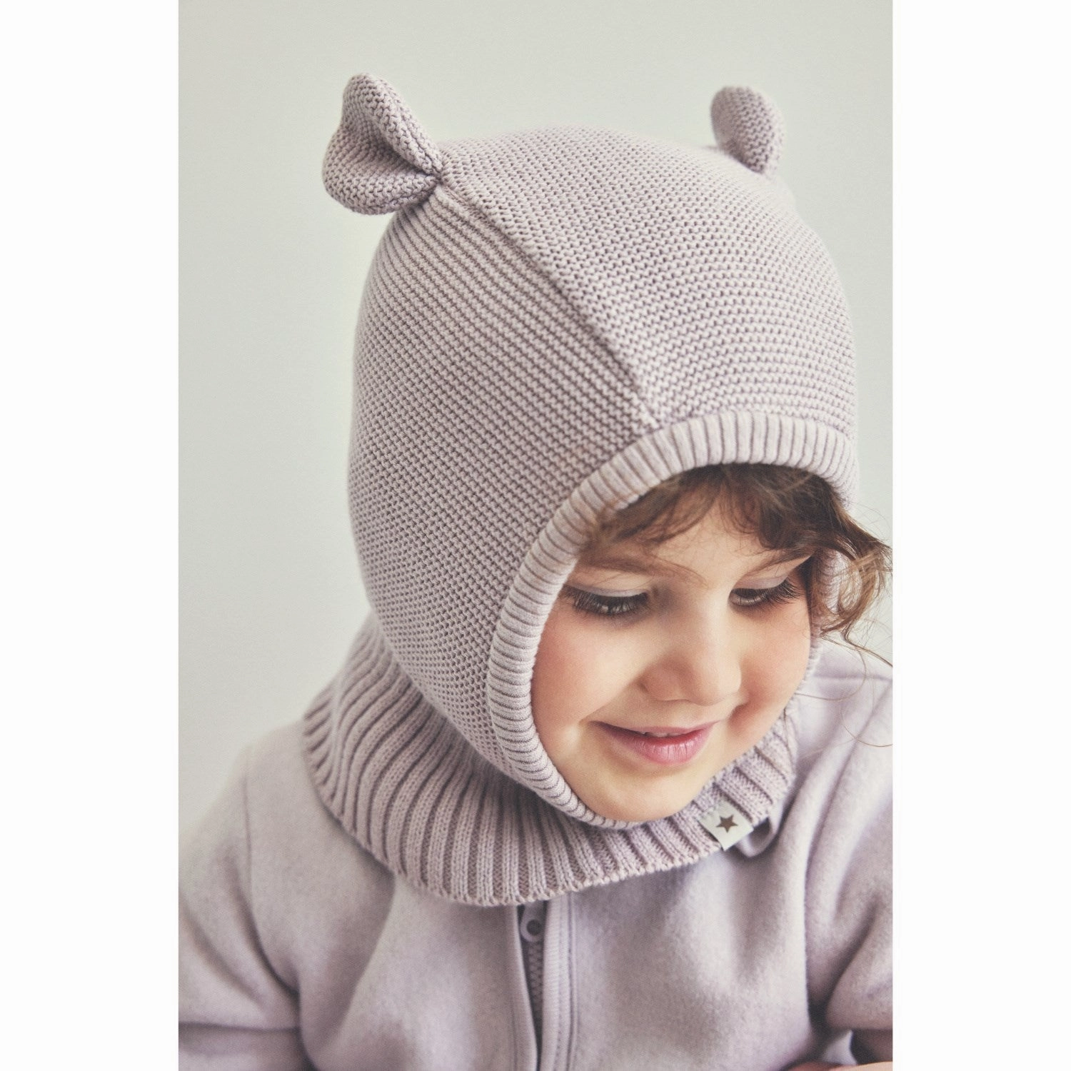 Shop Hot Picks Huttelihut Cloud Gray Balaclava Knit W. Ears
