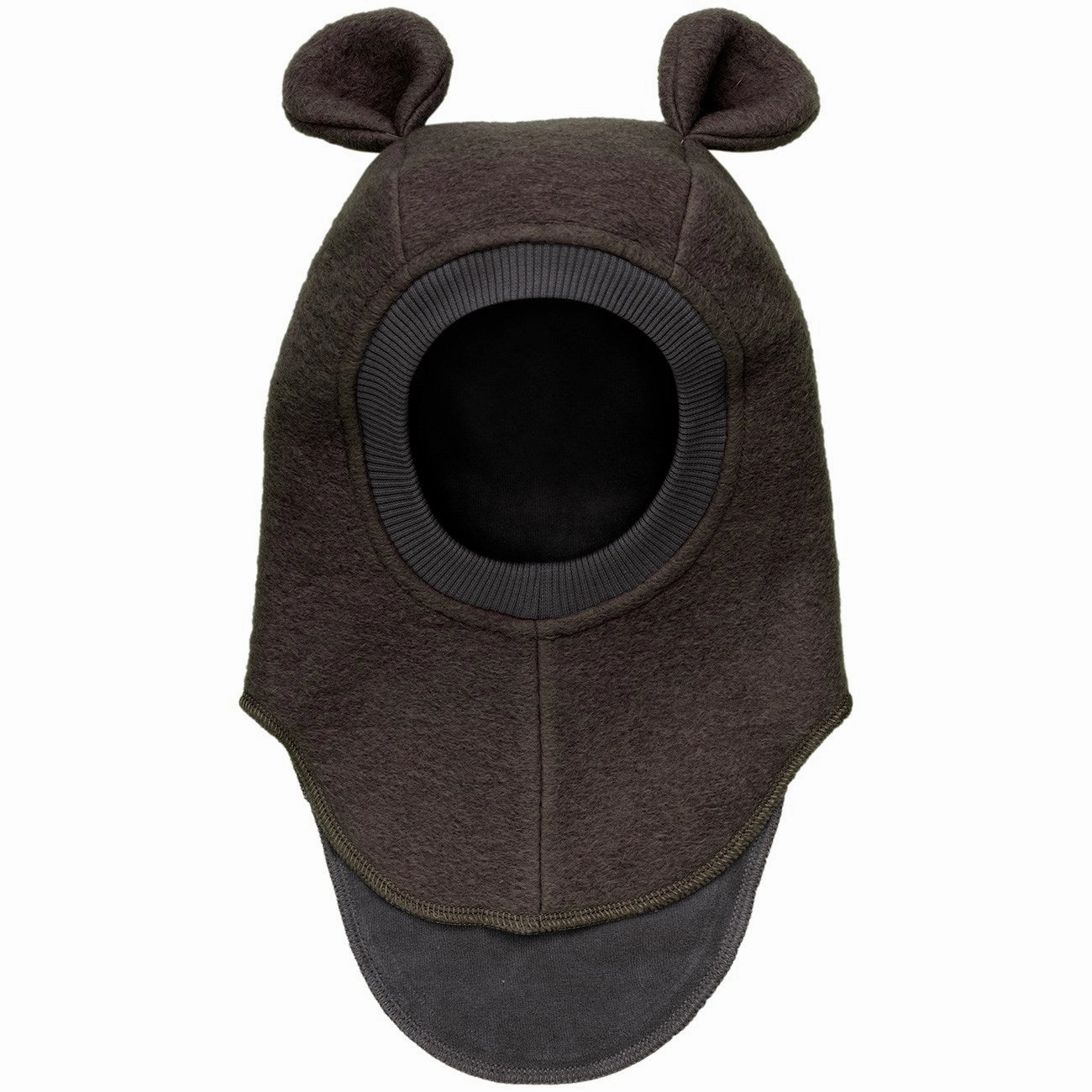 Huttelihut Dark Brown Melange Balaclava Ears Wool Special Savings Today