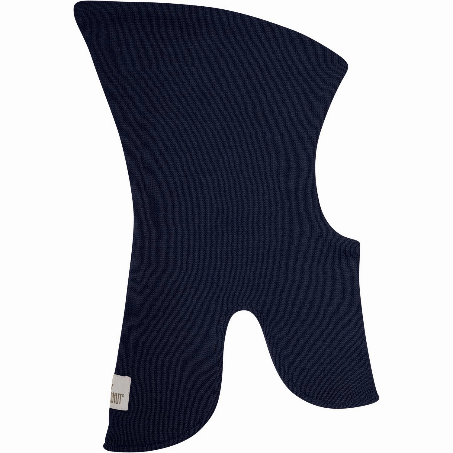 Weekend Flash Offer Huttelihut Dark Navy Balaclava Wool Knit Windstop