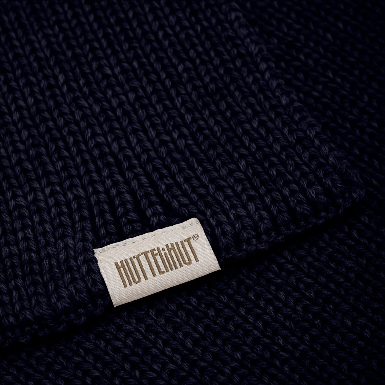 Trending Savings Now Limited Time Steal Huttelihut Dark Navy Neck Warmer Wool Knit