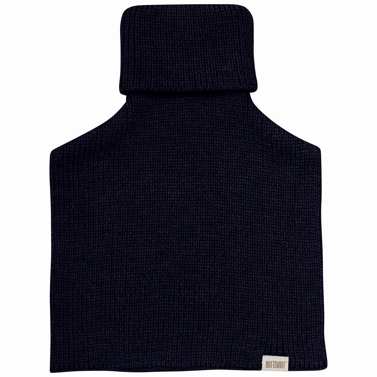 Sweet Deal Inside Huttelihut Dark Navy Neck Warmer Wool Knit