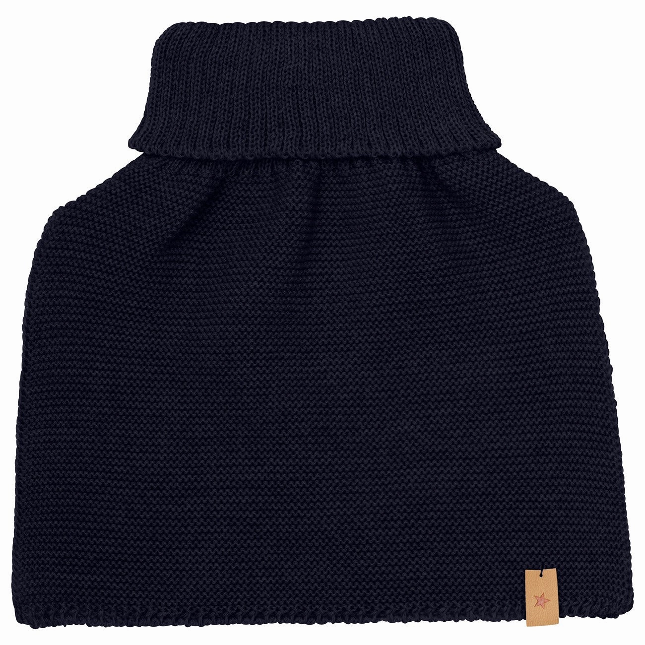 Limited Time Offer! Flash Sale Alert Huttelihut Dark Navy Neck Warmer Wool Knit