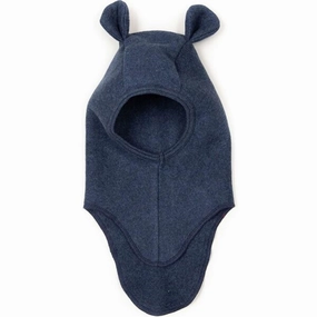Today Only Hot Sale Huttelihut Elefanthut Cotton Fleece W. Ears Navy