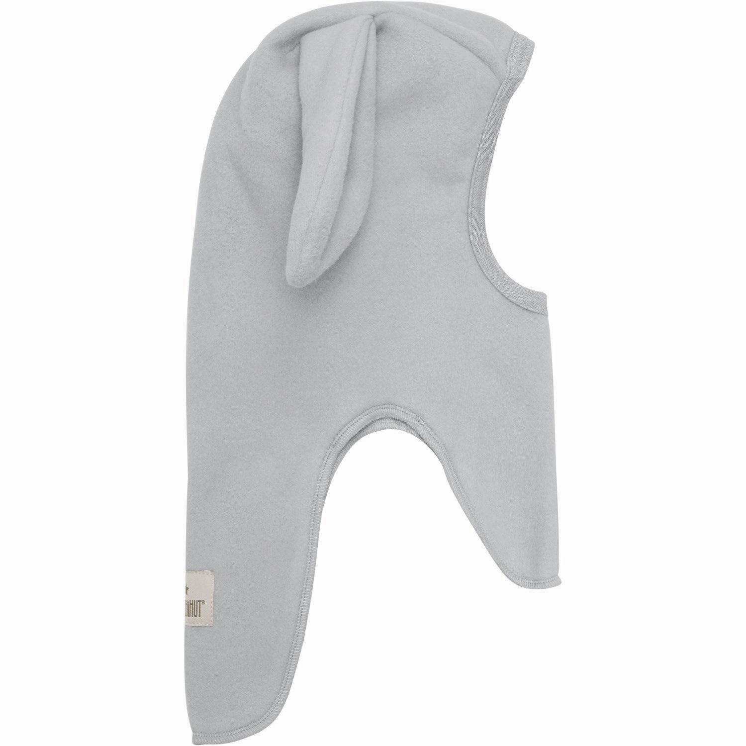 Huttelihut Light Grey Melange Balaclava Ears Cotton Fleece Today Only Discount Limited Time Sale