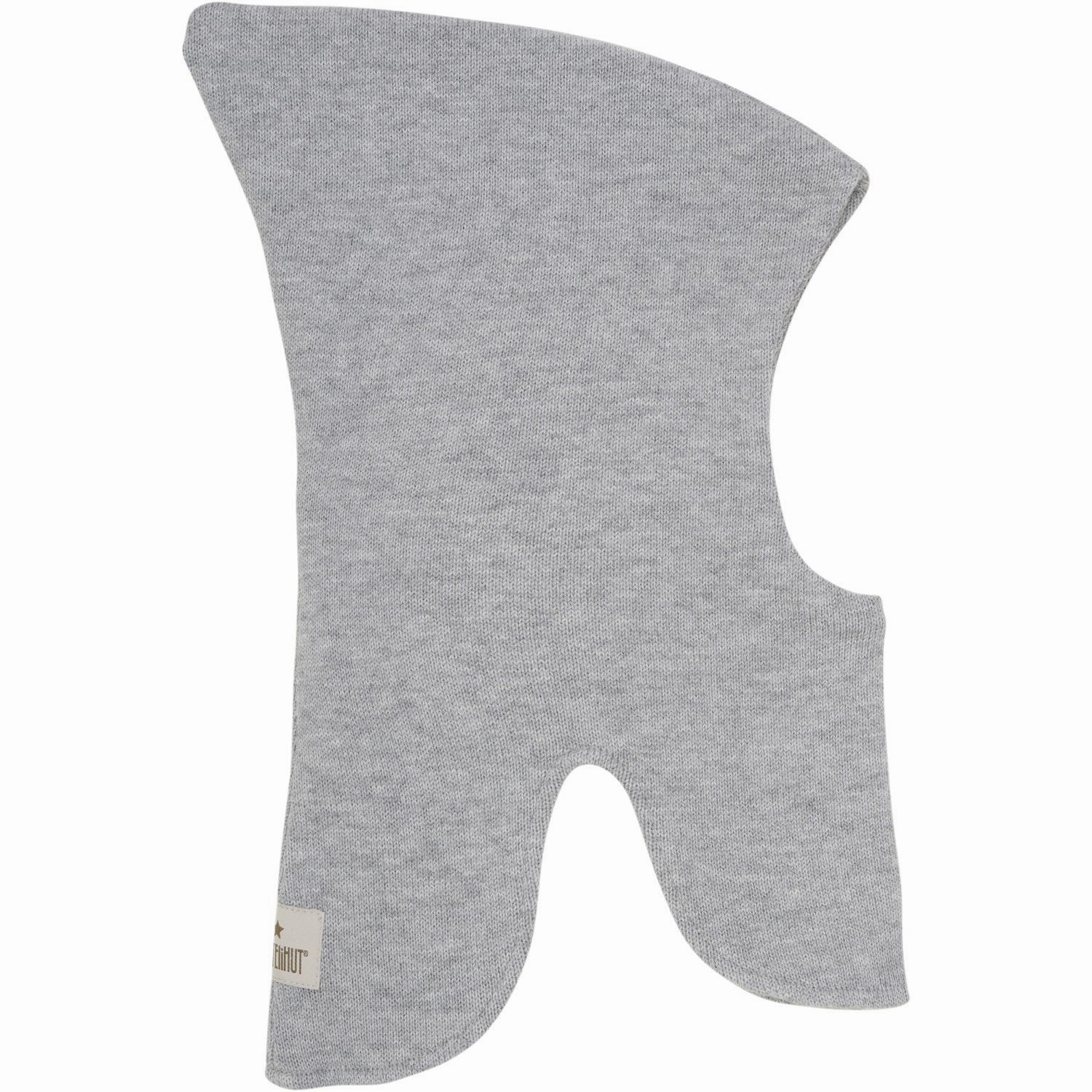 Huttelihut Light Grey Melange Balaclava Wool Knit Windstop Shop & Grab Offer Deal of the Day