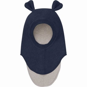 Huttelihut Navy Melange X Luksusbaby Balaclava Best Deal Today Gift Sale Event
