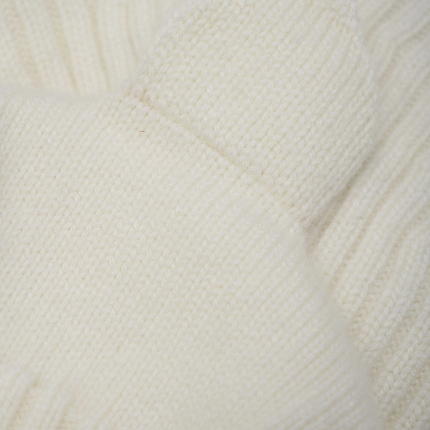 Limited Stock Offer Huttelihut Off-White Balaclava Ears Wool Knit