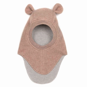 Huttelihut Plys Balaclava W. Ears Ash Rose Instant Savings Inside