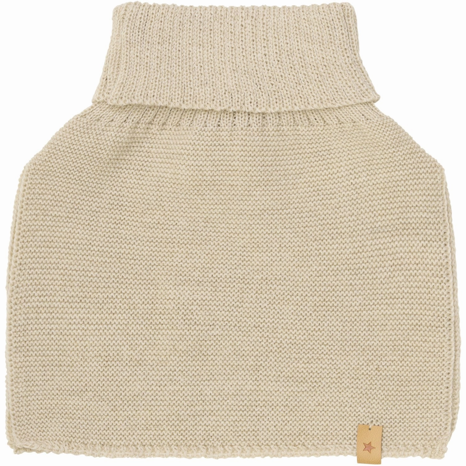 Daily Deal Frenzy Huttelihut Sand Melange Neck Warmer Wool Knit