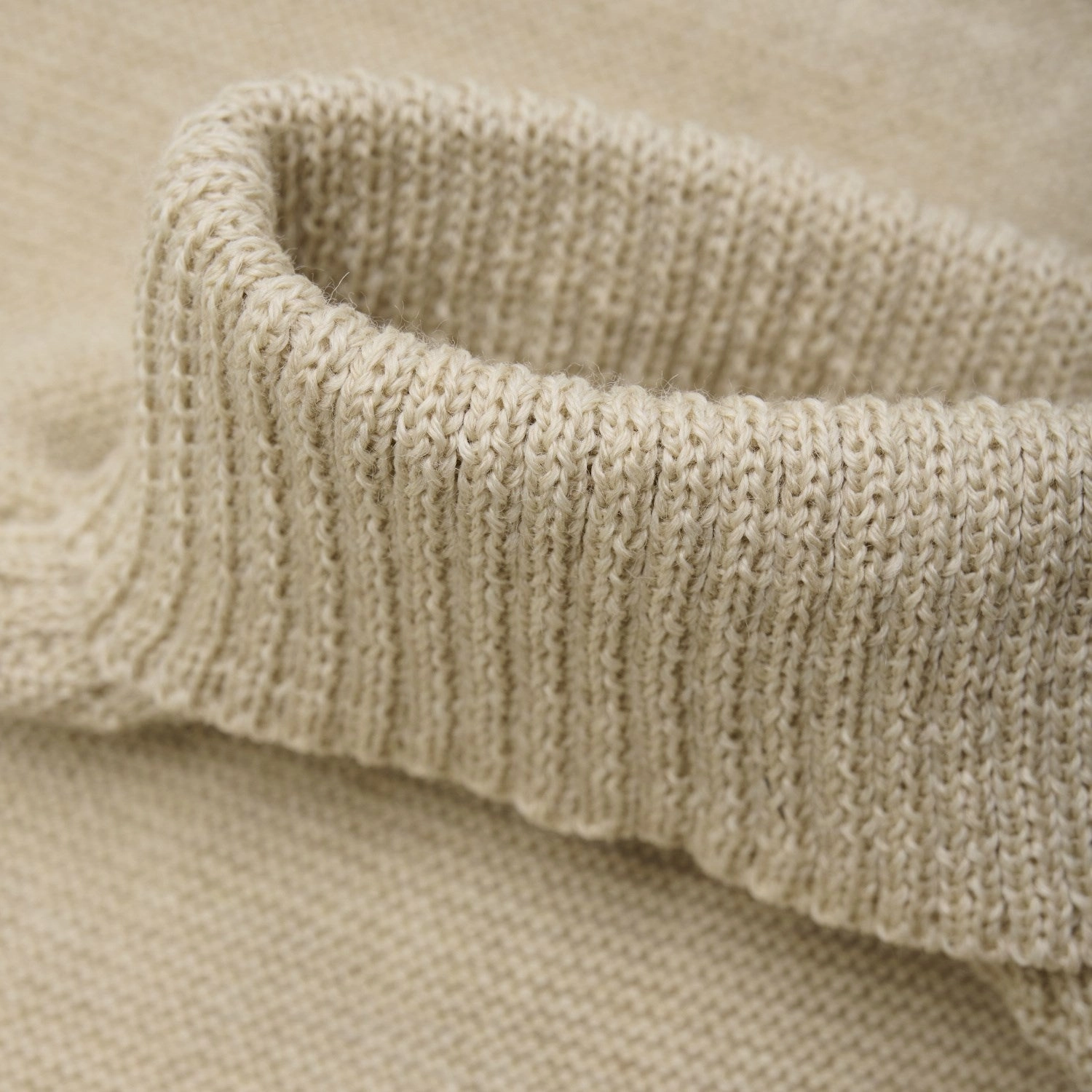 Hot Pick Deal Huttelihut Sand Melange Neck Warmer Wool Knit