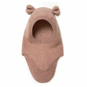 Huttelihut Teddy Balaclava Cotton Fleece W. Ears Ash Rose Todays Special Picks