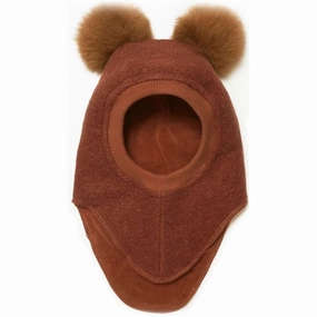 Best Deal Today Sweet Deal Today Huttelihut Wool Big Bear Balaclava Hat Cayenne/Api