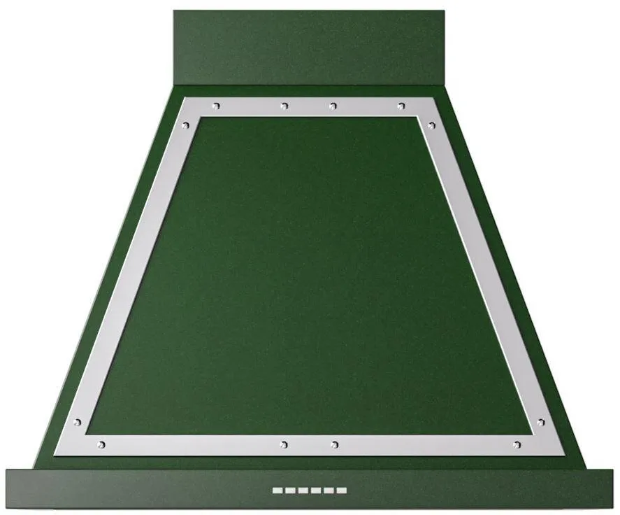 Ilve UANB30EGC Nostalgie 30 Inch Emerald Green Wall Mount Convertible Range Hood