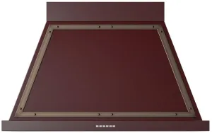 Ilve UANB40BUB Nostalgie 40 Inch Burgundy Wall Mount Range Hood