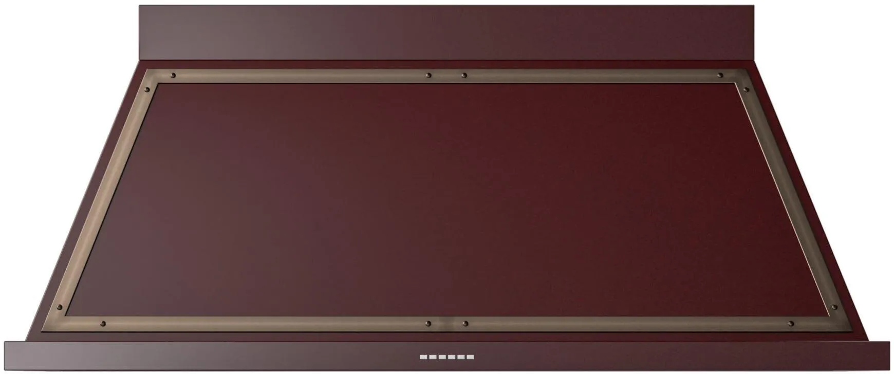 Ilve UANB60BUB Nostalgie 60 Inch Burgundy Wall Mount Range Hood