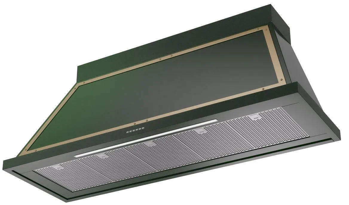 Ilve UANB60EGG Nostalgie 60 Inch Emerald Green Wall Mount Range Hood