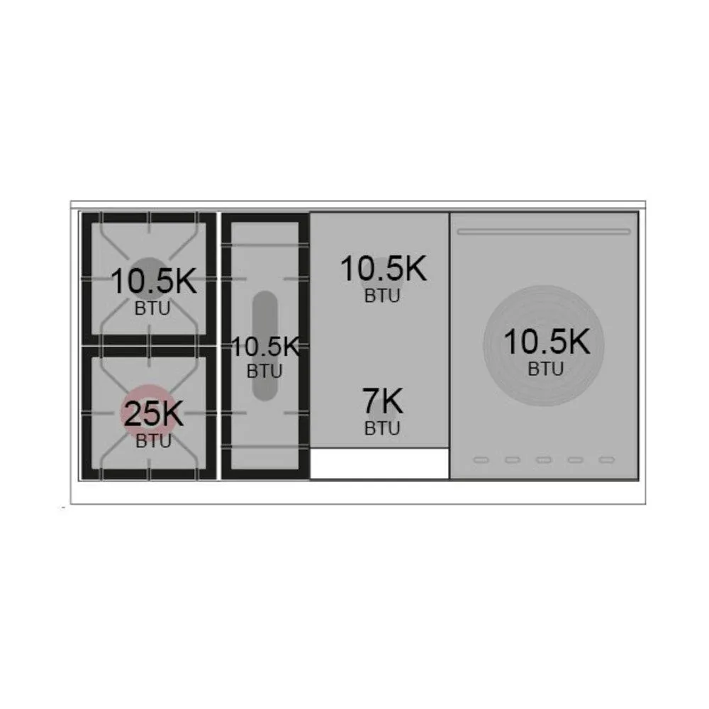 Ilve UN48FSNMPAWG Ilve Un48Fsnmpawg Nostalgie Ii Noblesse 48" Dual Fuel Range (5 Sealed Burners   Griddle   French Top, Natural Gas, Triple Glass Door, Antique White, Brass)