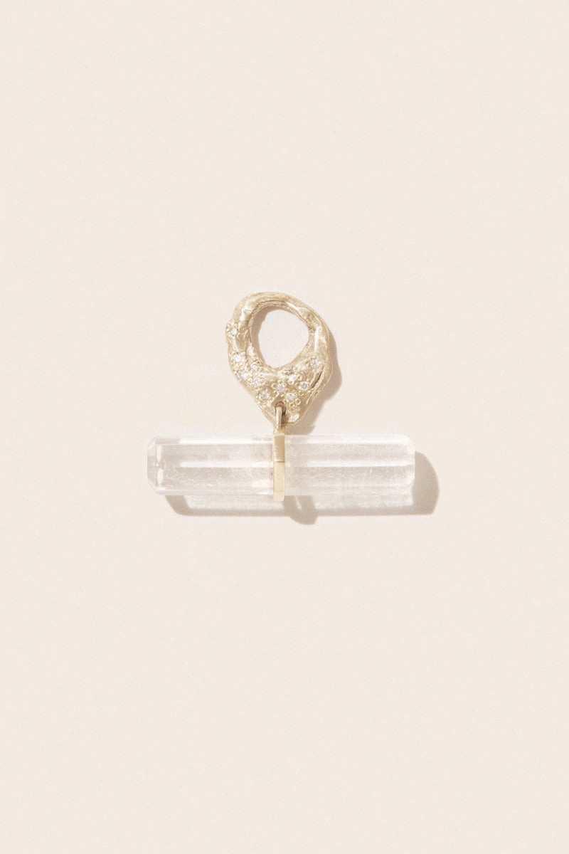 Unmissable Deal Today Weekend Flash Offer Iman Crystal Amulet In Yellow Gold