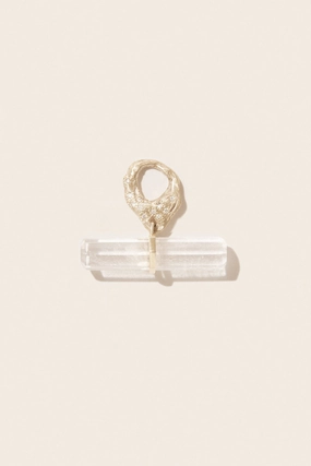 Unmissable Deal Today Weekend Flash Offer Iman Crystal Amulet In Yellow Gold