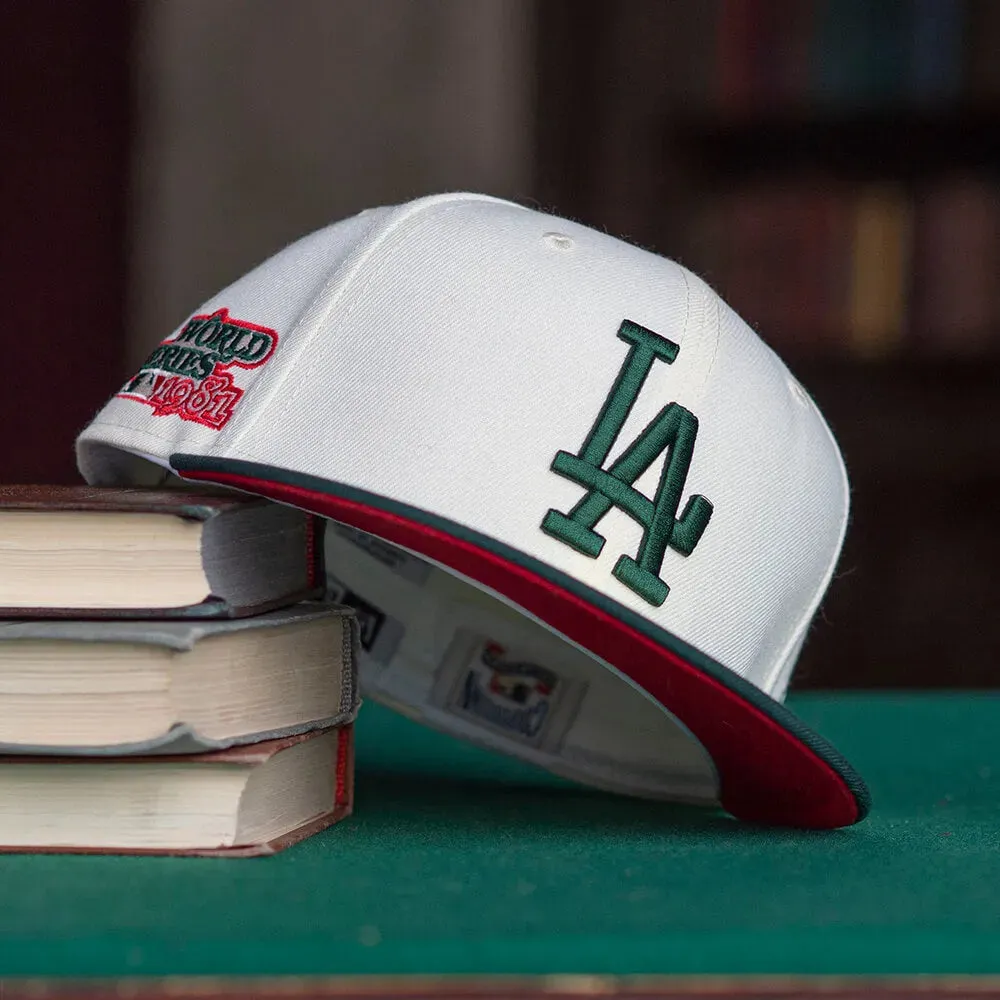 New Era 59Fifty Mlb Los Angeles Dodgers World Series 1981 Two Tone / Red Uv Fitted Cap Limited Time Hot Deal Todays Special Picks