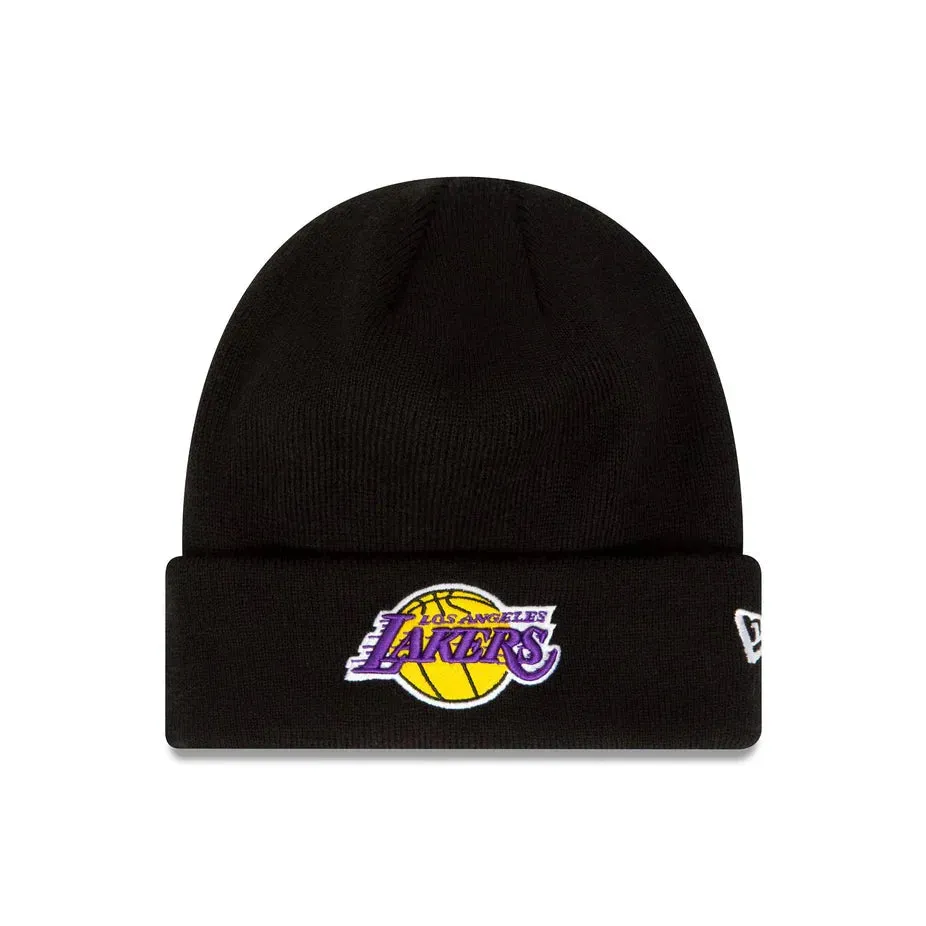 Trending Hot Picks New Era Los Angeles Lakers Essential Cuff Black Knit