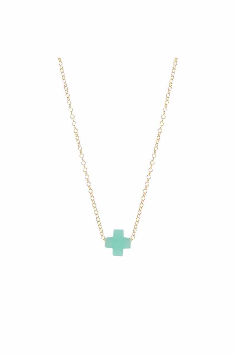 16" Necklace Gold - Signature Cross Mint Must-Have Deal Dont Miss This Offer
