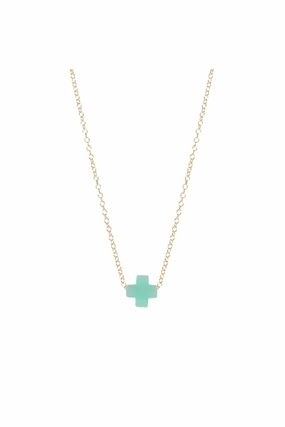 16" Necklace Gold - Signature Cross Mint Must-Have Deal Dont Miss This Offer