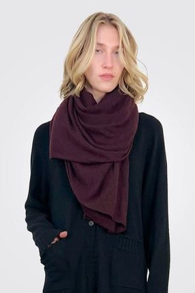 Cashmere Scarf  - Plum Special Offer Inside