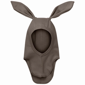 Hot Item Clearance Todays Mega Savings Huttelihut Brown Melange Balaclava Ears Cotton Rib
