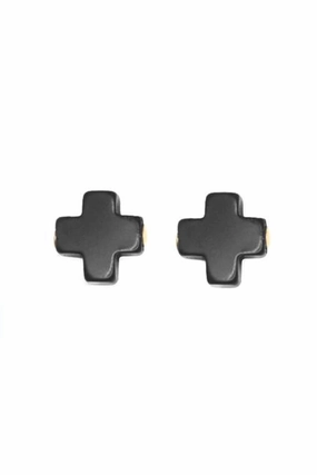 Special Savings Today Best Deal Alert Signature Cross Stud - Onyx