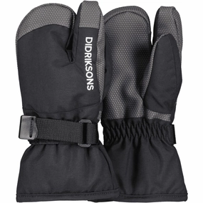 Trending Hot Picks Grab It Fast Didriksons Black Fossa Kids Gloves 3