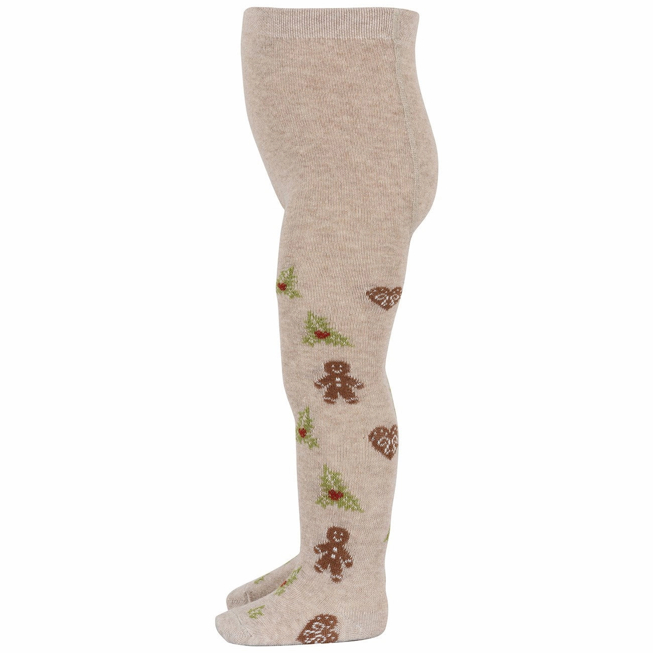 Perfect Gift Offer Mp Danmark Christmas Tights Beige Melange