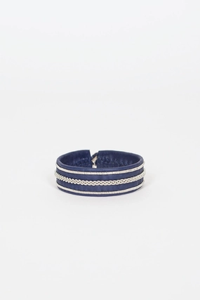 Navy Hide B Bracelet 2 Hot Offer Ending Soon