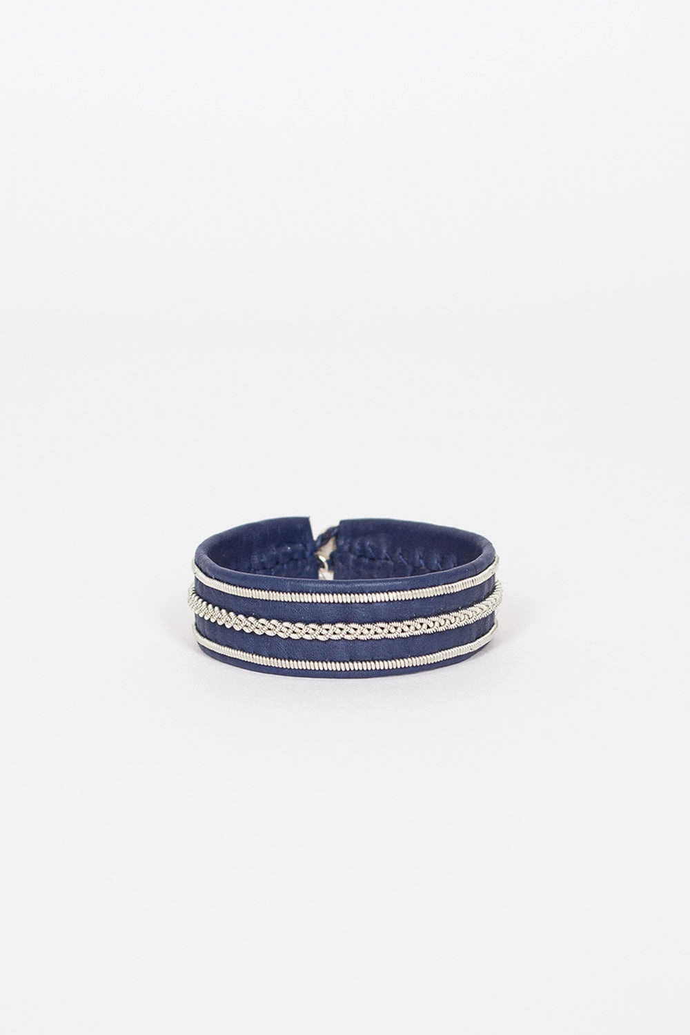 Navy Hide B Bracelet 2 Hot Offer Ending Soon