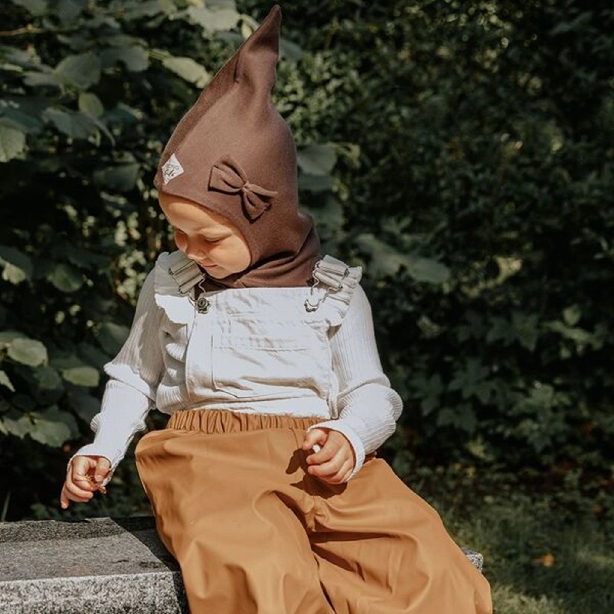 Racing Kids Top Balaclava Bow 2-Layer Brown Shop & Save Today