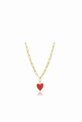 Perfect Gift Offer Shop & Save Today Jamie Enamel Heart Necklace